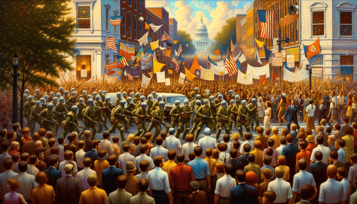 The Chicago 7: Voices of Protest in the Courtroom of History 1 Image Description