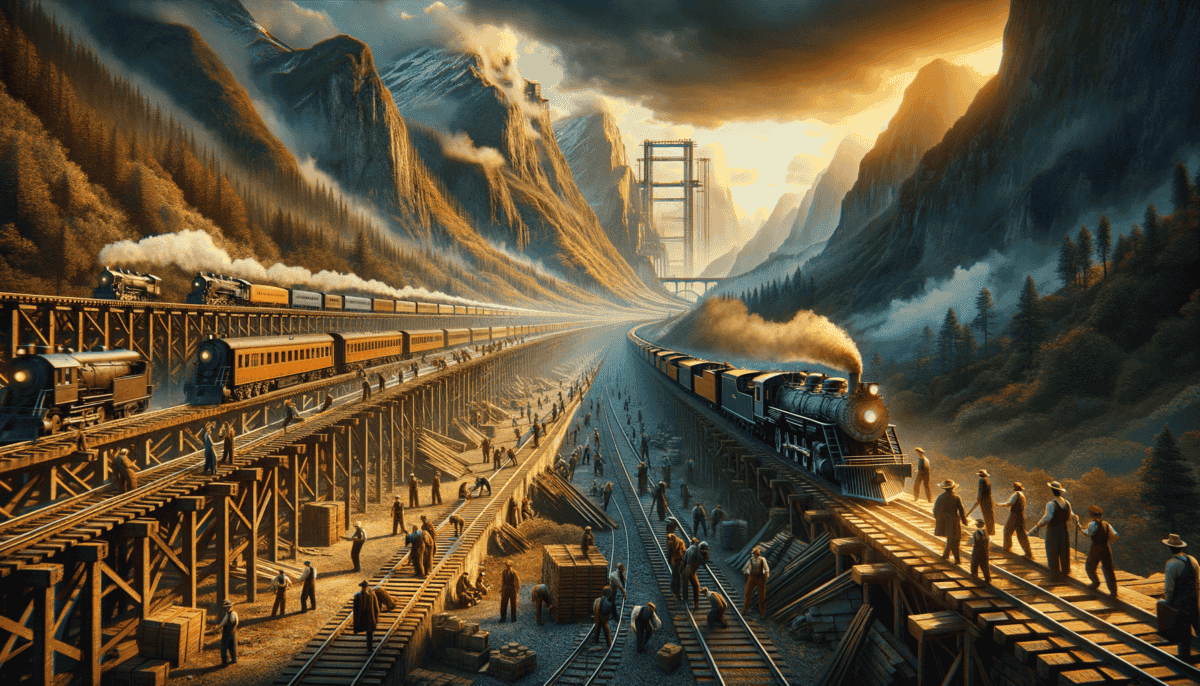 The Railroad Barons: Titans of Tracks and Trains Shaping America 3 Image Description