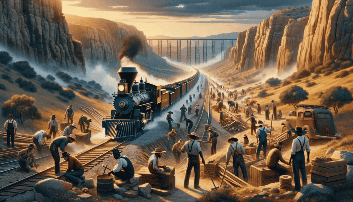 The Railroad Barons: Titans of Tracks and Trains Shaping America 2 Image Description