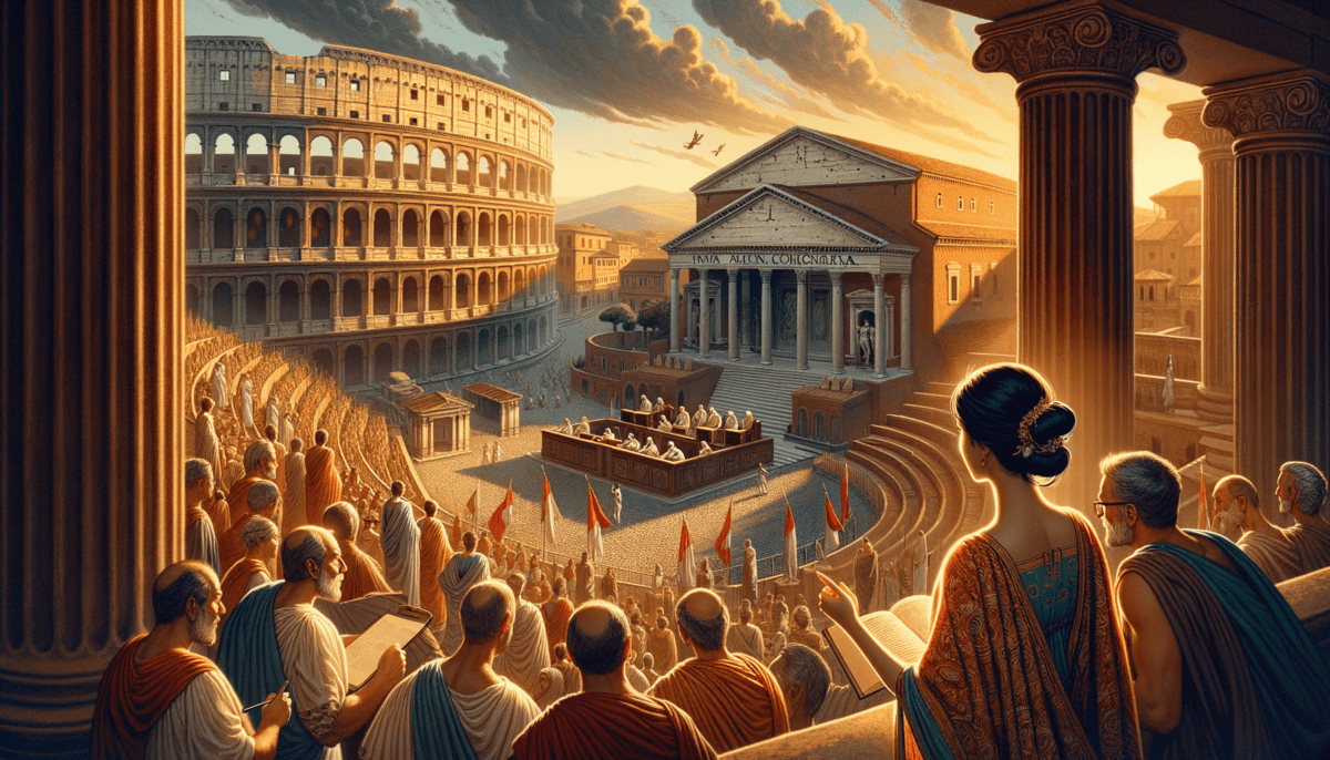 Ancient Rome's Greatest Ruins: Echoes of an Empire's Glory 2 Image Description