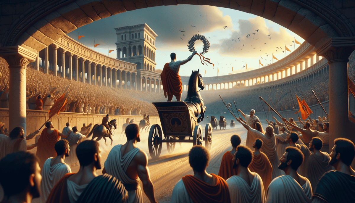 Chariot Racing in Ancient Rome: The Thrilling Sport of Emperors and Citizens 5 Image Description