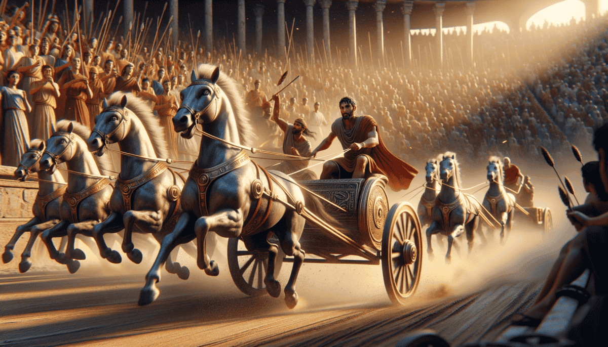 Chariot Racing in Ancient Rome: The Thrilling Sport of Emperors and Citizens 4 Image Description