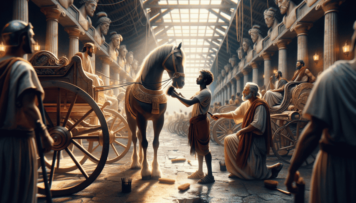 Chariot Racing in Ancient Rome: The Thrilling Sport of Emperors and Citizens 1 Image Description