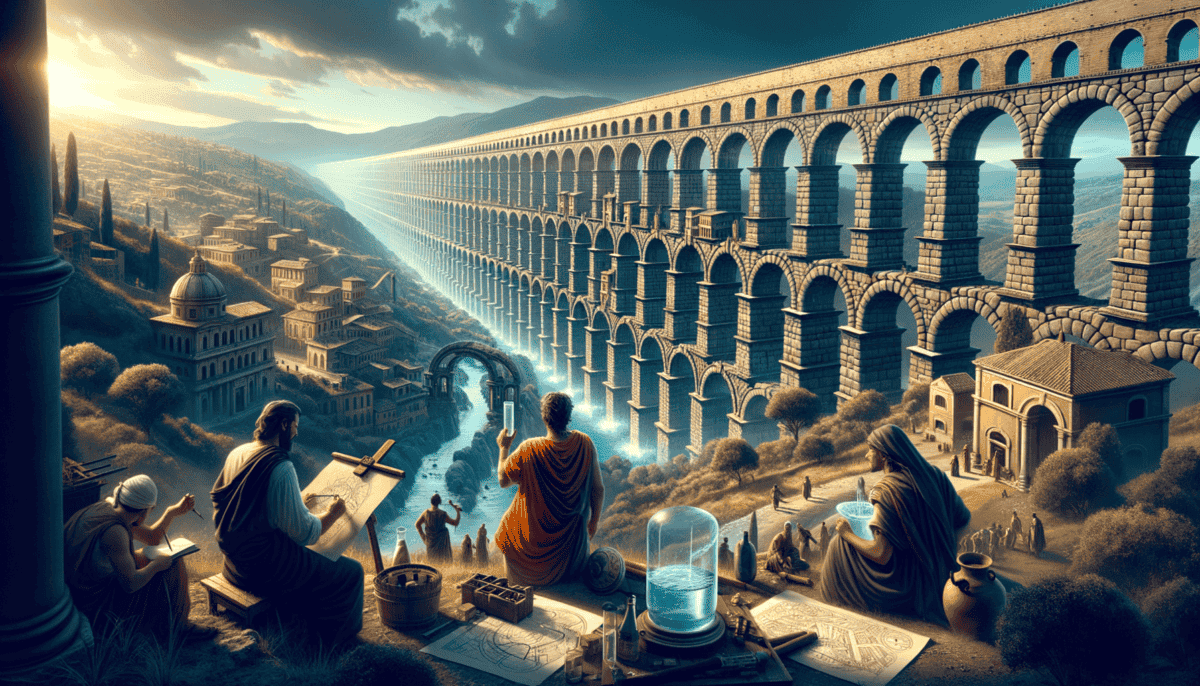 Ancient Rome's Water Distribution: Engineering Marvels of the Aqueducts 5 Image Description