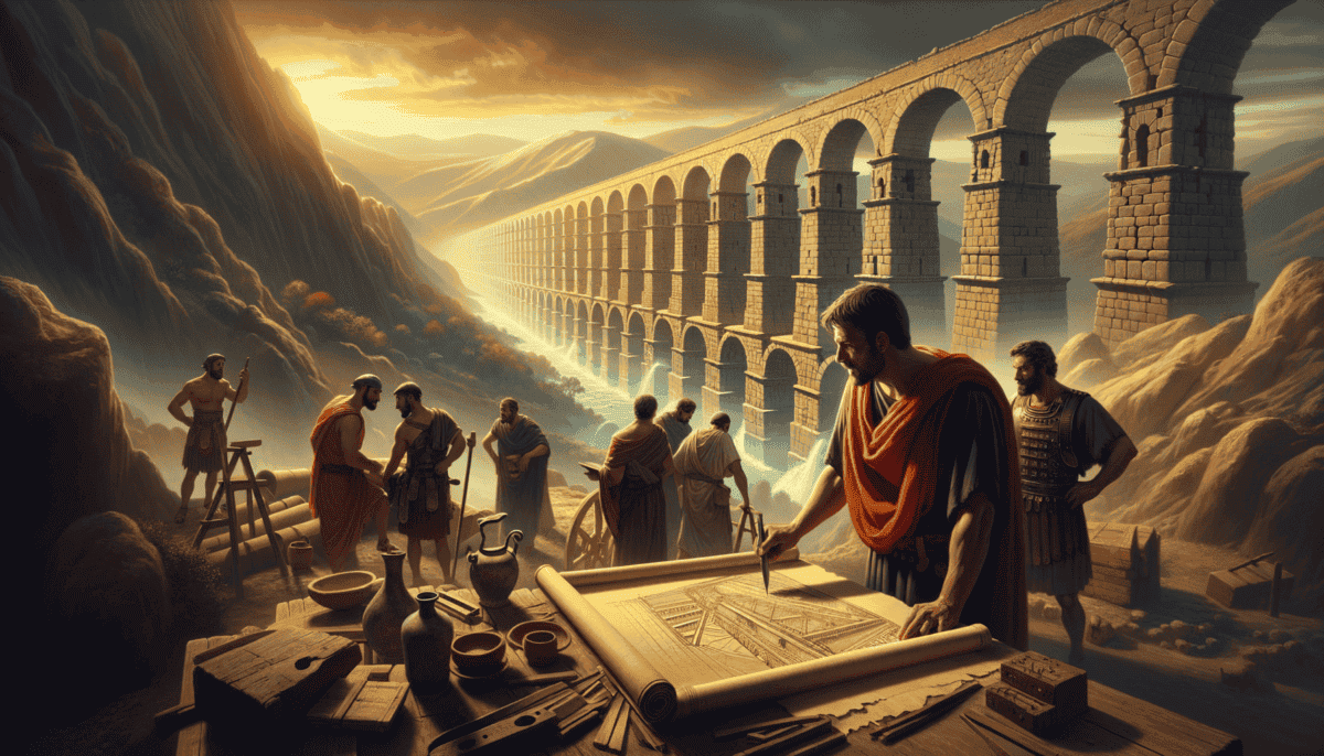 Ancient Rome's Water Distribution: Engineering Marvels of the Aqueducts 2 Image Description