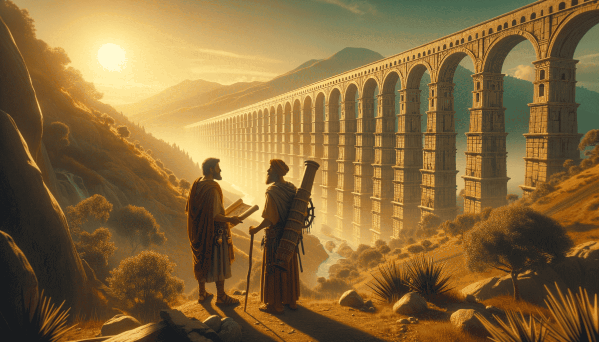 Ancient Rome's Water Distribution: Engineering Marvels of the Aqueducts 1 Image Description