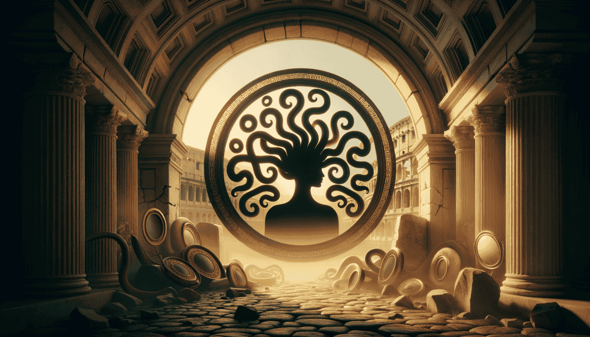 Ancient Rome's Tale of Medusa: Myth and Magic in the Empire's Shadows 4 Image Description