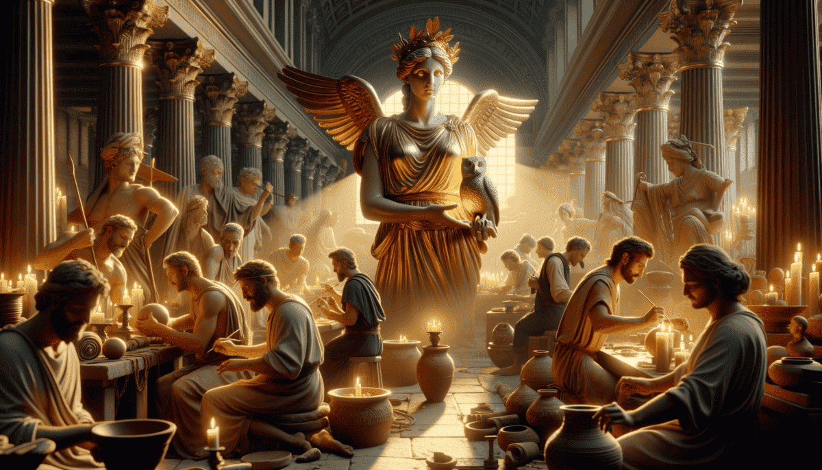 Ancient Rome's Minerva: Unveiling the Goddess of Wisdom and Warfare 3 Image Description