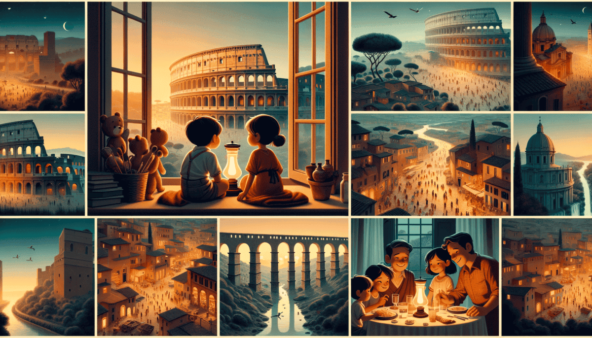 A Day in Ancient Rome's Streets: Exploring the Empire's Heart 5 Image Description