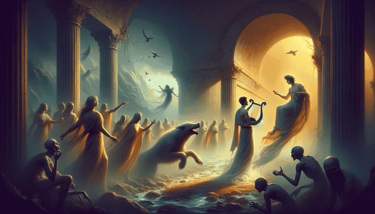 Ancient Rome's Tale of Orpheus: The Enthralling Journey to the Underworld 4 Image Description