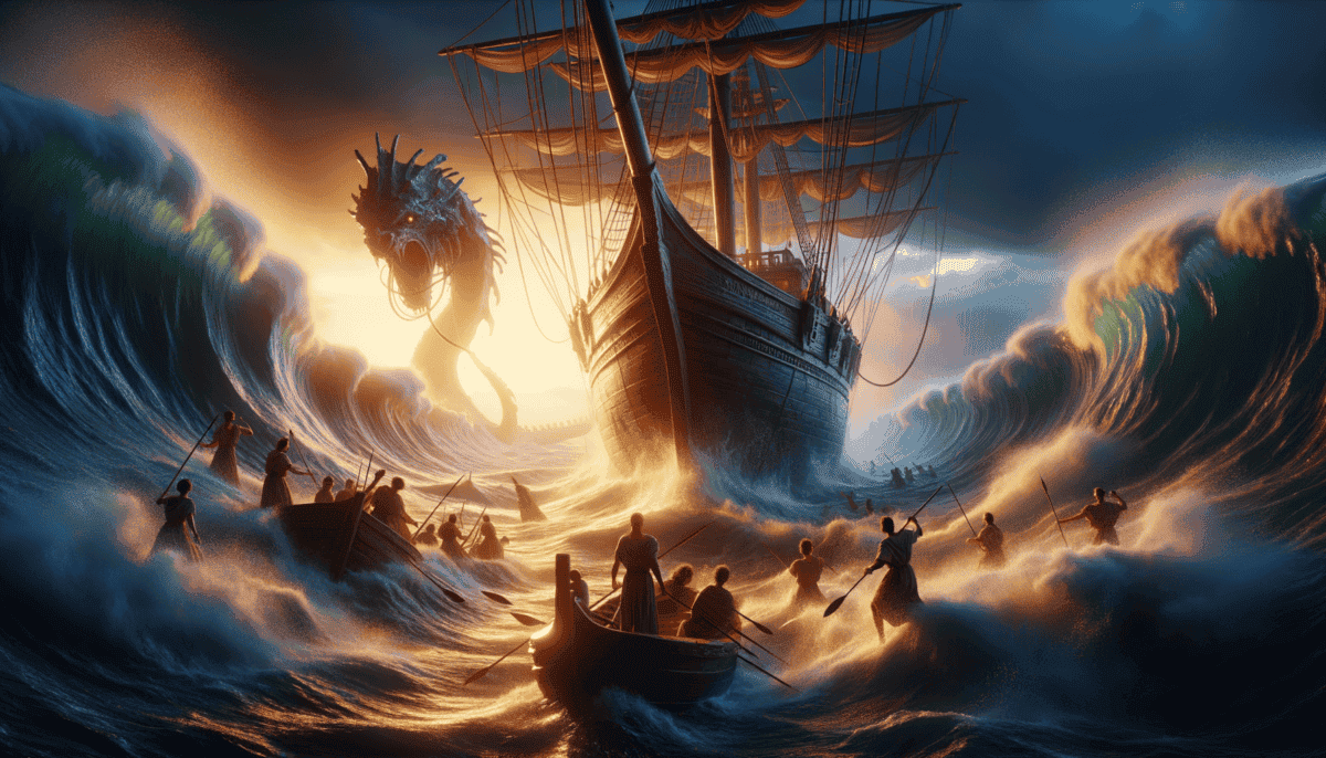 Ancient Rome's Sea Monsters: Myths and Facts Beneath the Mediterranean Waves 3 Image Description