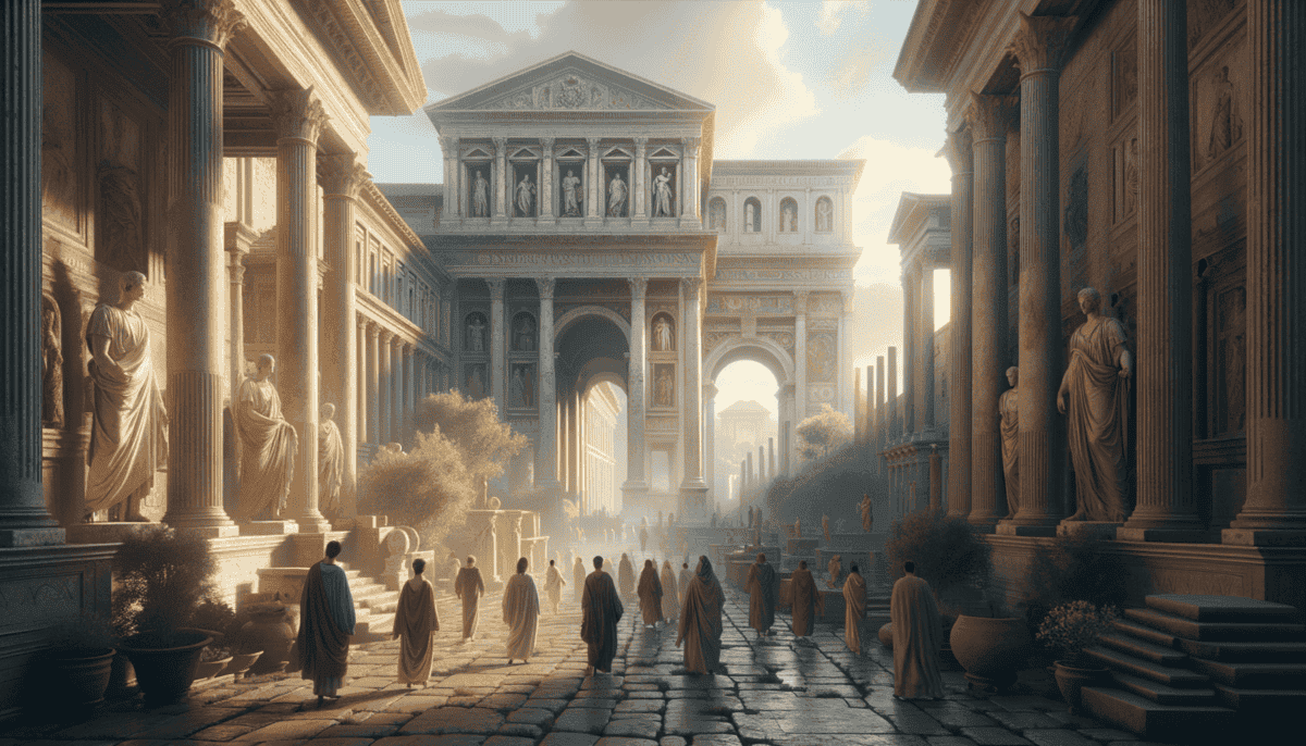 Walking Ancient Rome's Forum: A Journey Through the Heart of an Empire 1 Image Description