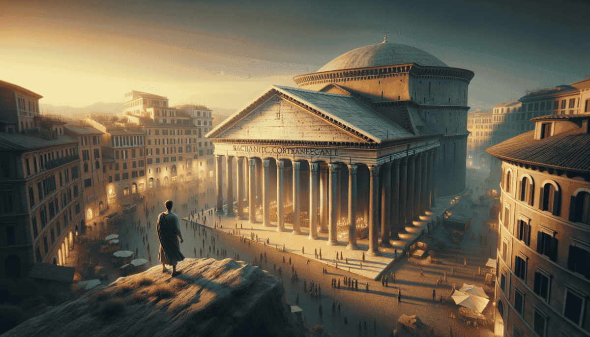 Exploring Ancient Rome's Pantheon: Gateway to the Gods and Engineering Marvel 5 Image Description