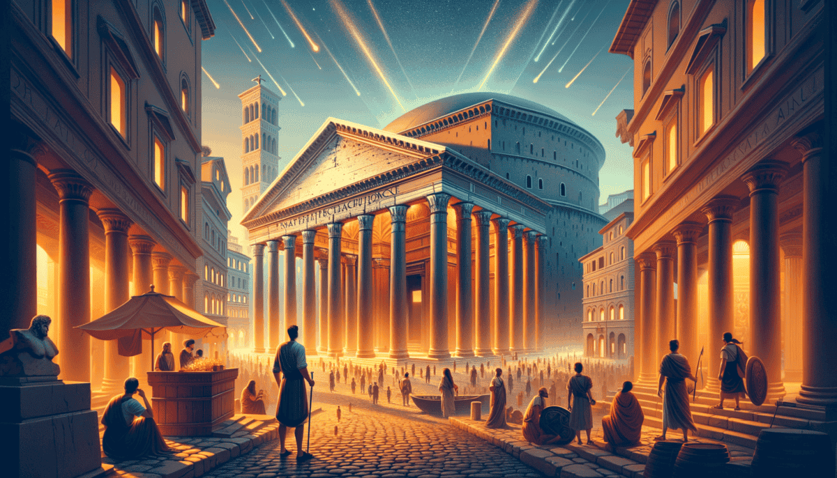 Exploring Ancient Rome's Pantheon: Gateway to the Gods and Engineering Marvel 3 Image Description