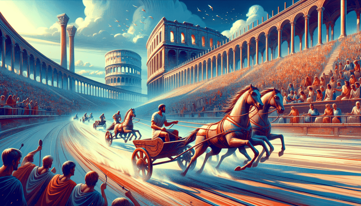 Ben Hur: Chariots and Conquests in Ancient Rome's Spectacle 3 Image Description