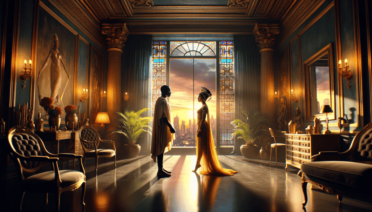 Cleopatra & Caesar: A Tale of Power, Love, and Intrigue in Ancient Rome 1 Image Description