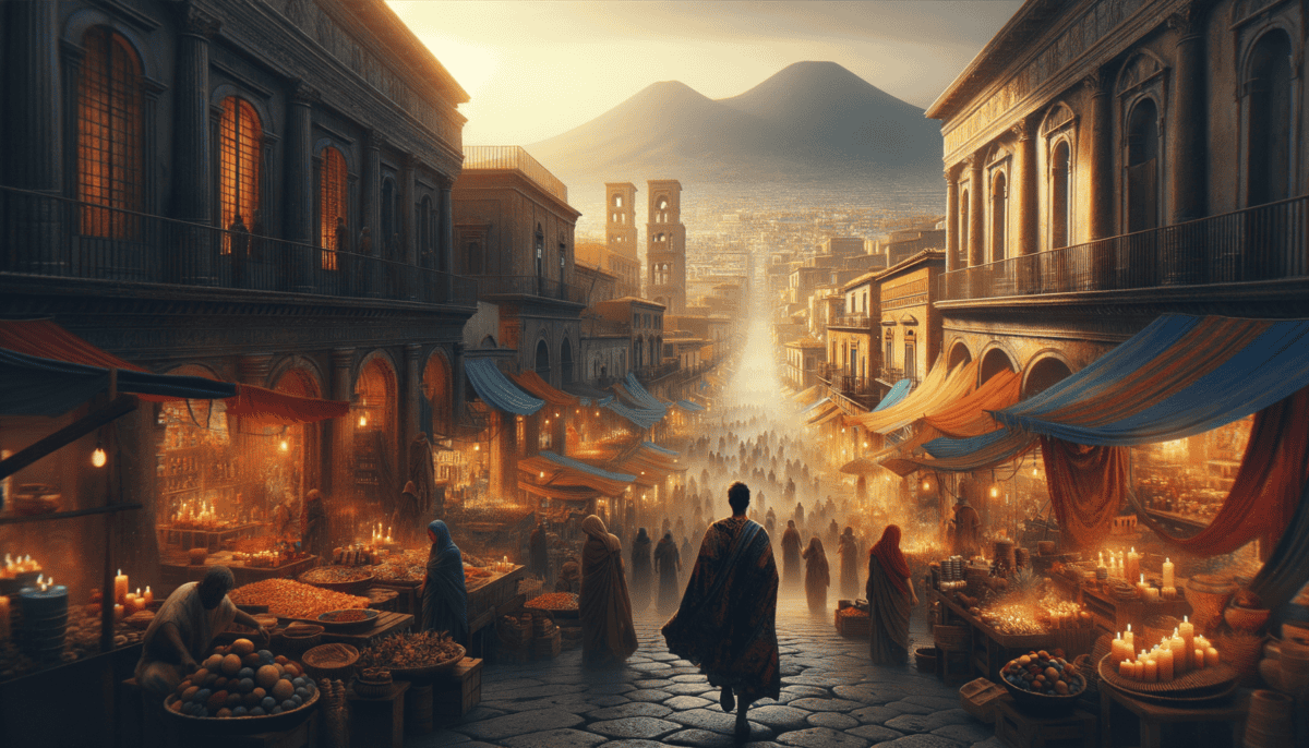 Ancient Roman Naples: Gladiators, Gods, and the Grandeur of Life 2 Image Description