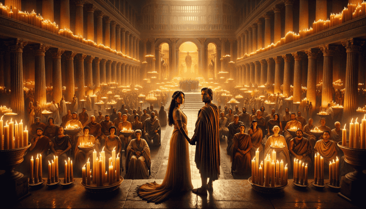 Sacred Priests of Ancient Rome: Guardians of the Eternal City's Divine Secrets 4 Image Description