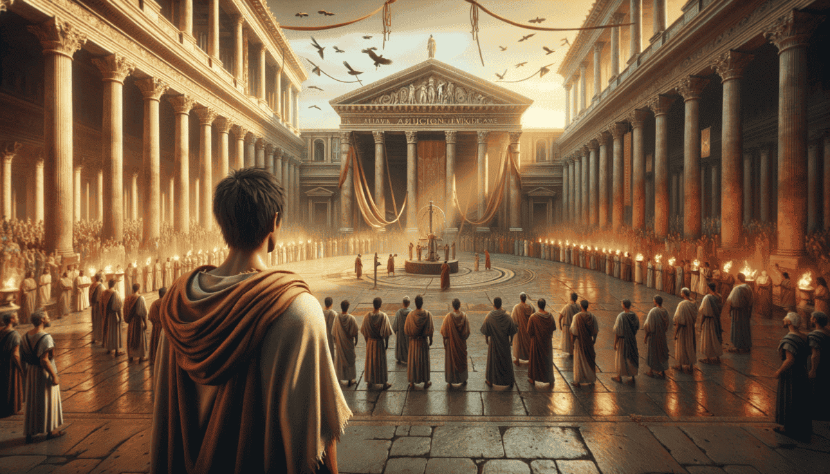 Sacred Rituals of Ancient Rome's Senate: The Foundations of Democracy and Power 3 Image Description