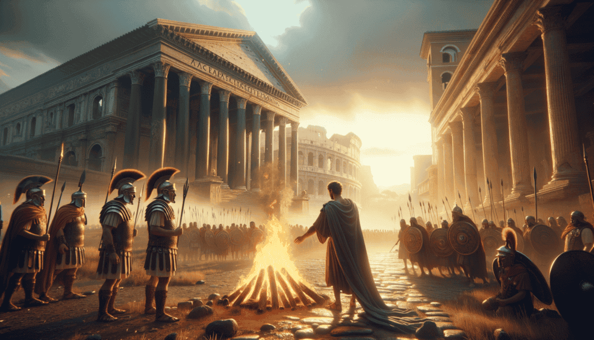 Ancient Rome's Brave Mucius Scaevola: The Hand in the Fire of Loyalty 5 Image Description