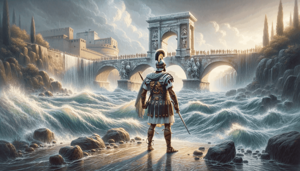 Ancient Rome's Bridge Hero: Horatius and the Stand at Tiber River 5 Image Description