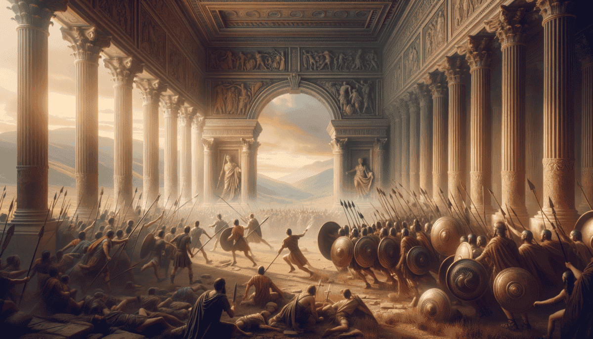 Ancient Rome's First War: The Legendary Battle of the Sabines - A Tale of Conquest and Unity 5 Image Description