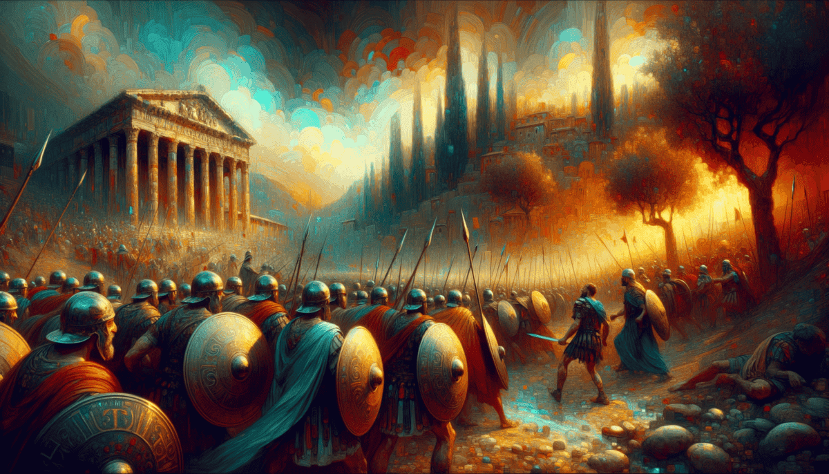 Ancient Rome's First War: The Legendary Battle of the Sabines - A Tale of Conquest and Unity 1 Image Description