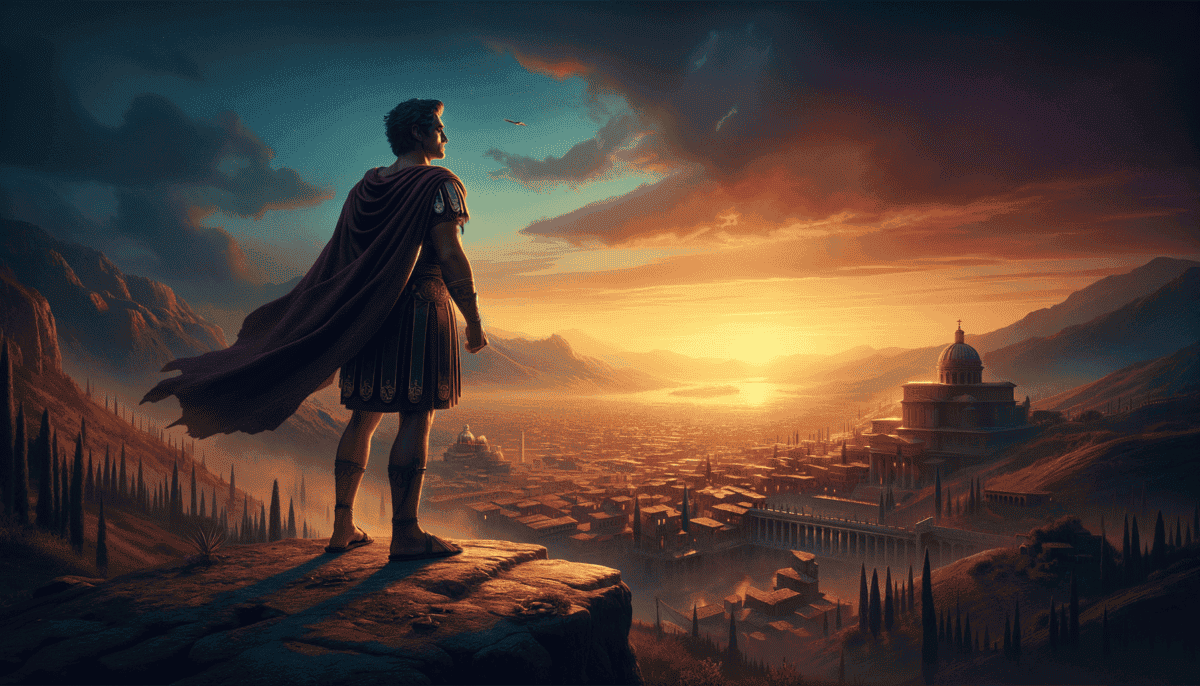 Mars and Rhea Silvia: Divine Encounters and the Birth of Rome's Founders 5 Image Description