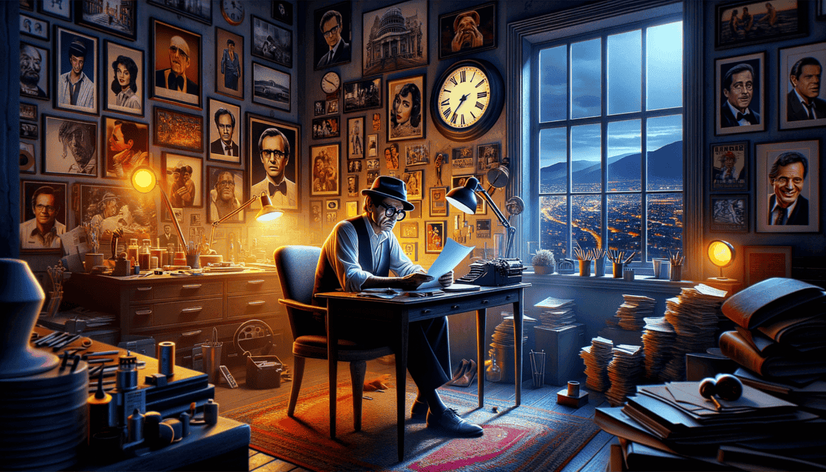 Woody Allen: Crafting Comedy and Controversy in Cinema 4 Image Description