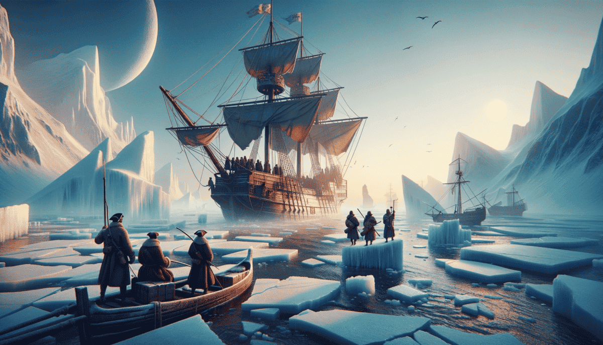 Henry Hudson's Voyage: The Quest to North America's Waterways 5 Image Description