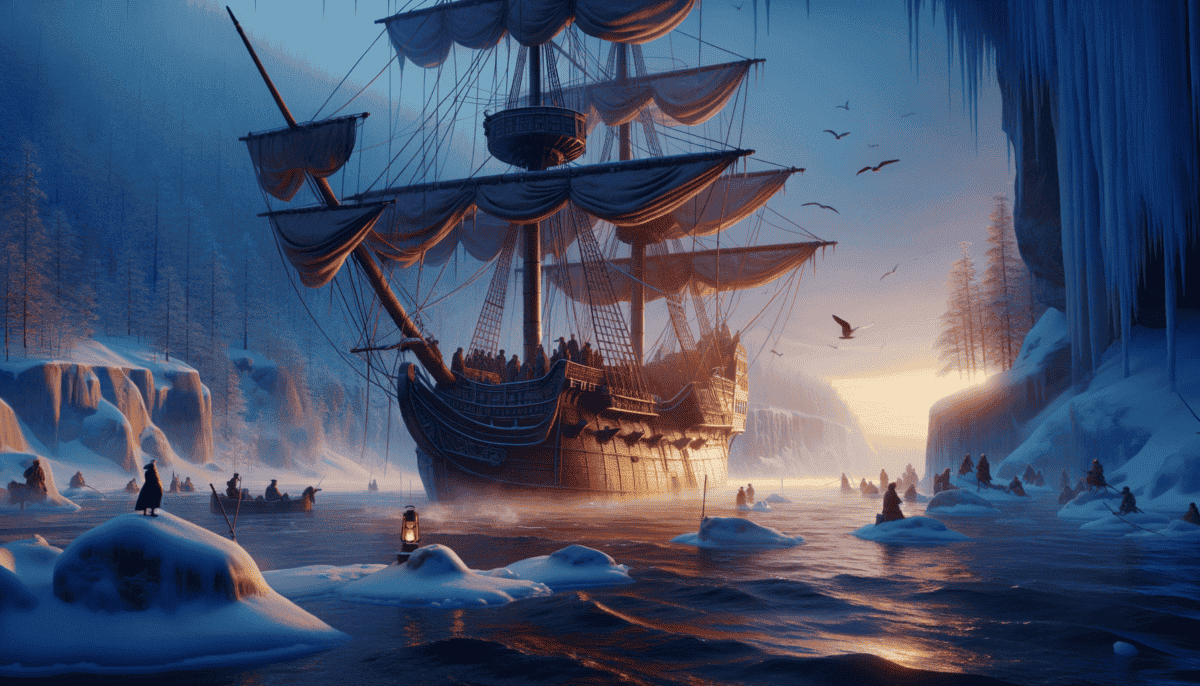 Henry Hudson's Voyage: The Quest to North America's Waterways 4 Image Description