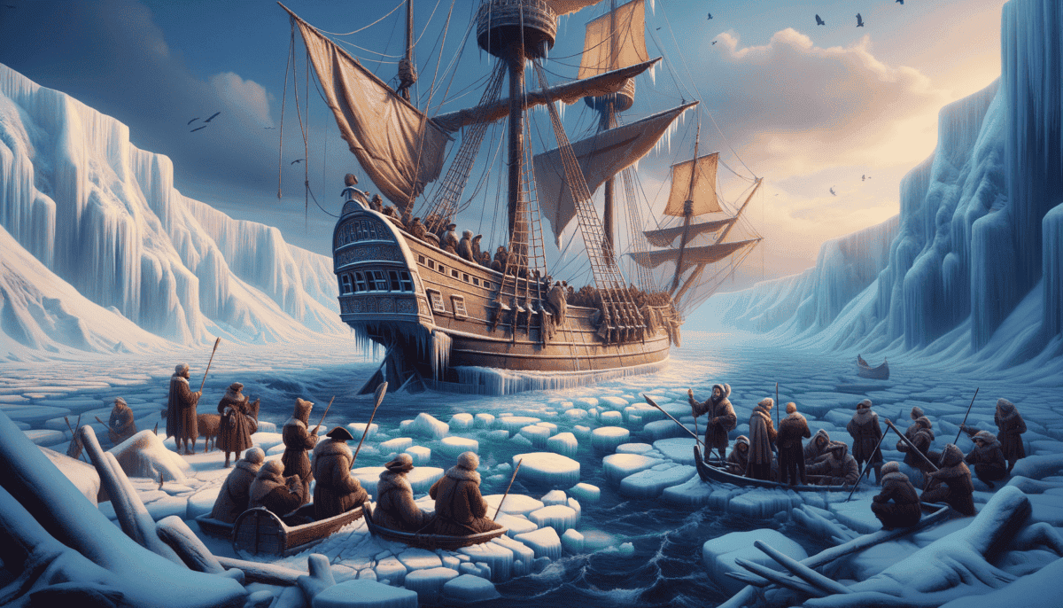 Henry Hudson's Voyage: The Quest to North America's Waterways 3 Image Description