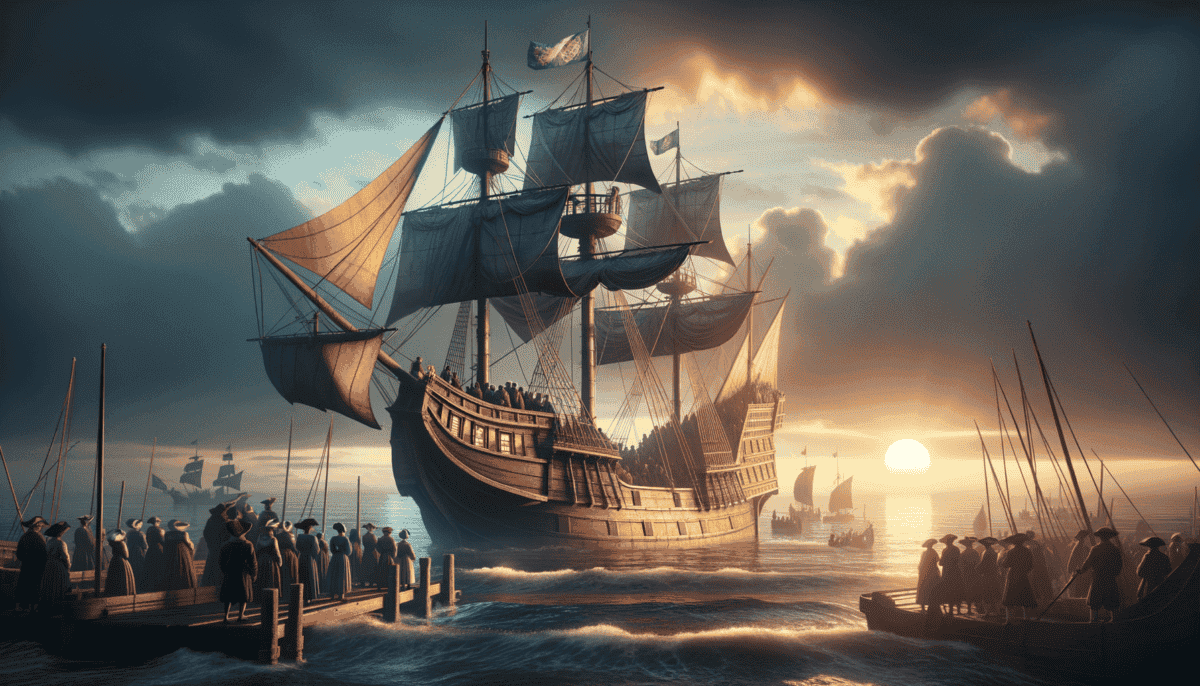 Henry Hudson's Voyage: The Quest to North America's Waterways 1 Image Description