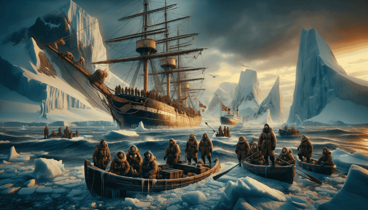 Ernest Shackleton: Braving the Frozen South in Legendary Antarctic Expeditions 4 Image Description