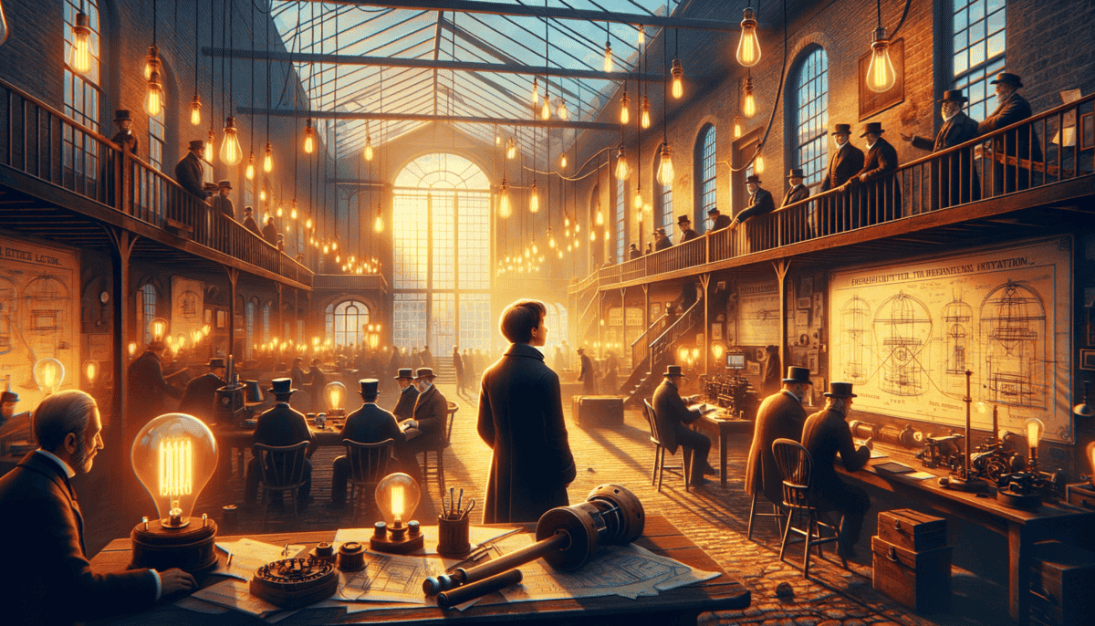 Thomas Edison: Lighting Up the World with the Electric Bulb 1 Image Description