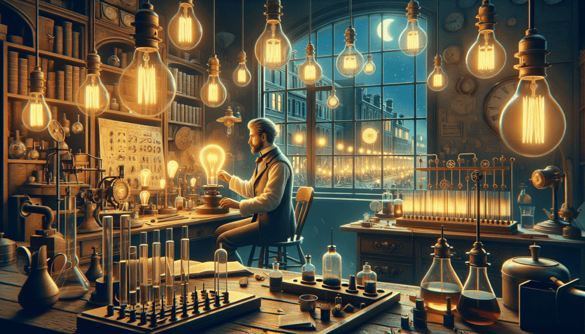 Thomas Edison: Lighting Up the World with the Electric Bulb 2 Image Description