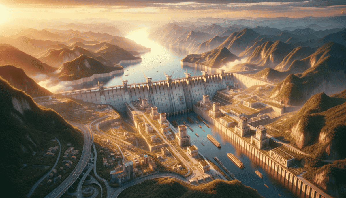 The Three Gorges Dam: Harnessing the Power of the Yangtze River 4 Image Description