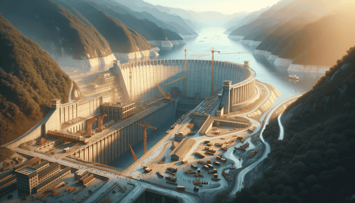 The Three Gorges Dam: Harnessing the Power of the Yangtze River 3 Image Description