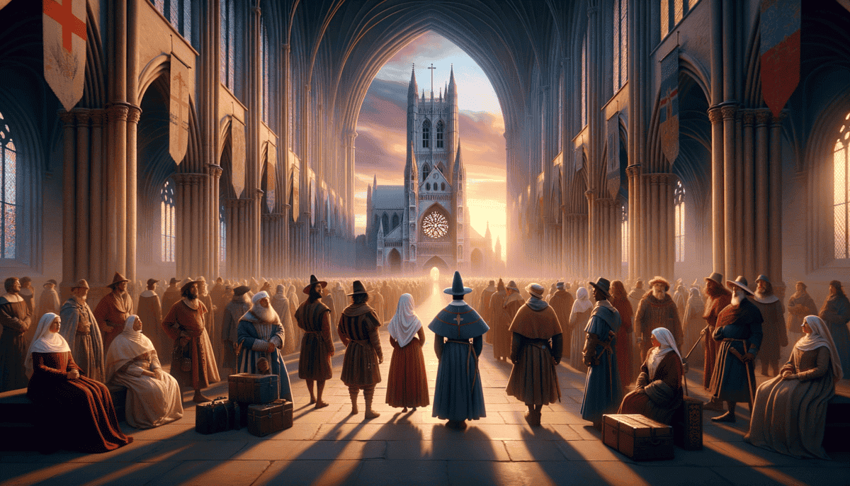 The Canterbury Tales: A Medieval Journey of Faith and Tales by Geoffrey Chaucer 5 Image Description