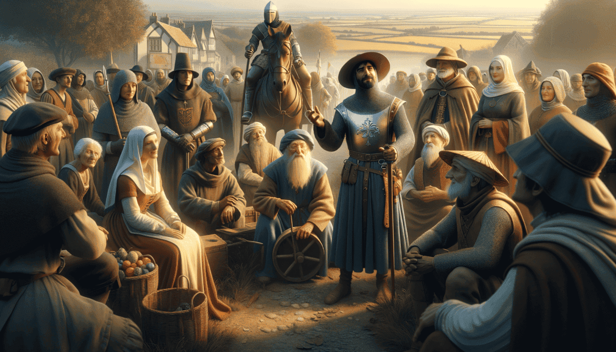 The Canterbury Tales: A Medieval Journey of Faith and Tales by Geoffrey Chaucer 1 Image Description