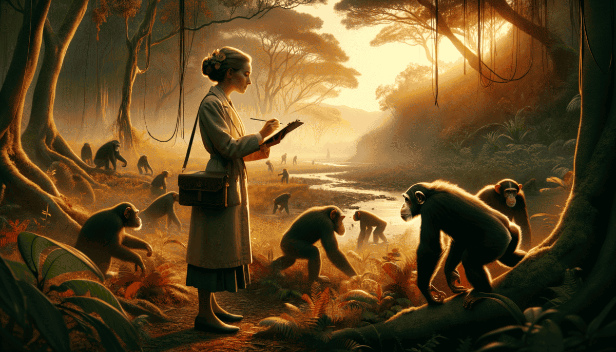 Jane Goodall: Unveiling the Untold Story of Chimpanzees and Their Shared Humanity 4 Image Description
