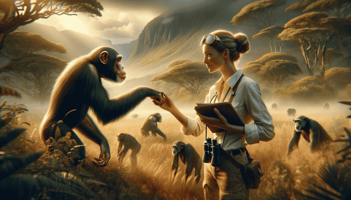 Jane Goodall: Unveiling the Untold Story of Chimpanzees and Their Shared Humanity 1 Image Description