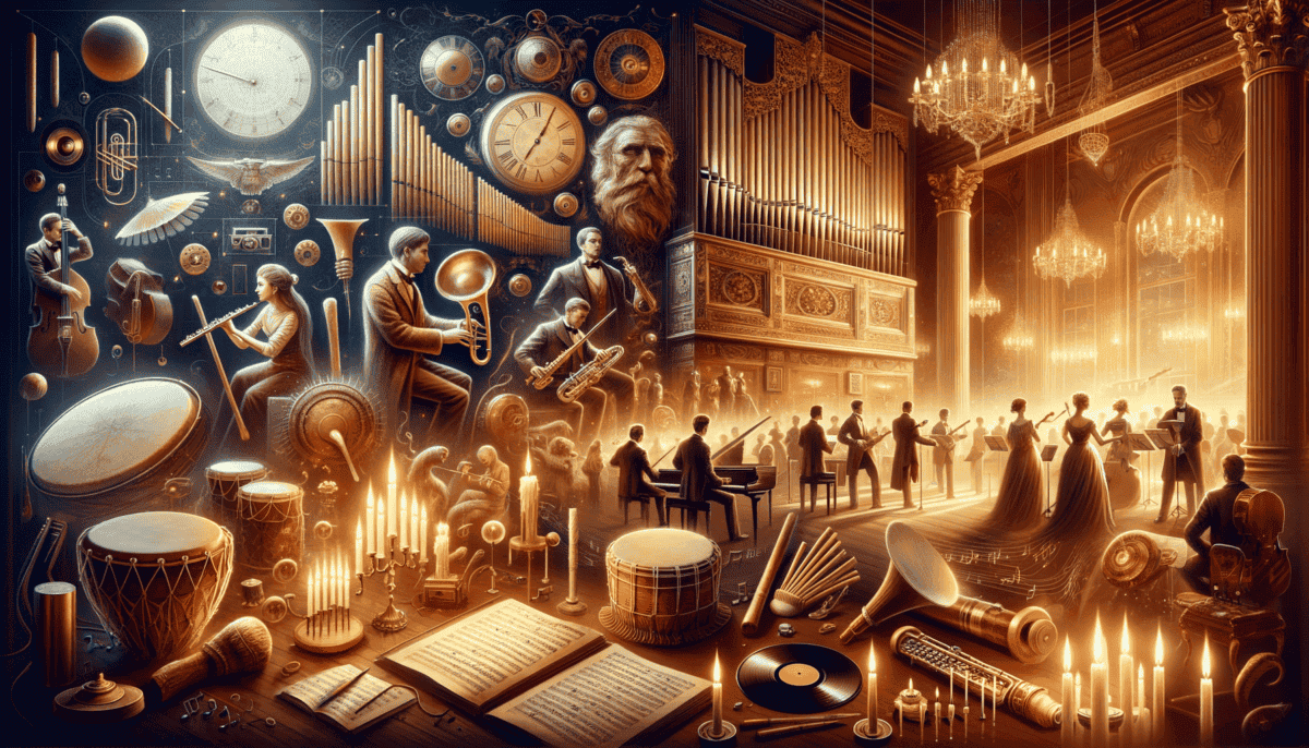 The Symphony of Time: A Journey Through the History of Music 1 Image Description