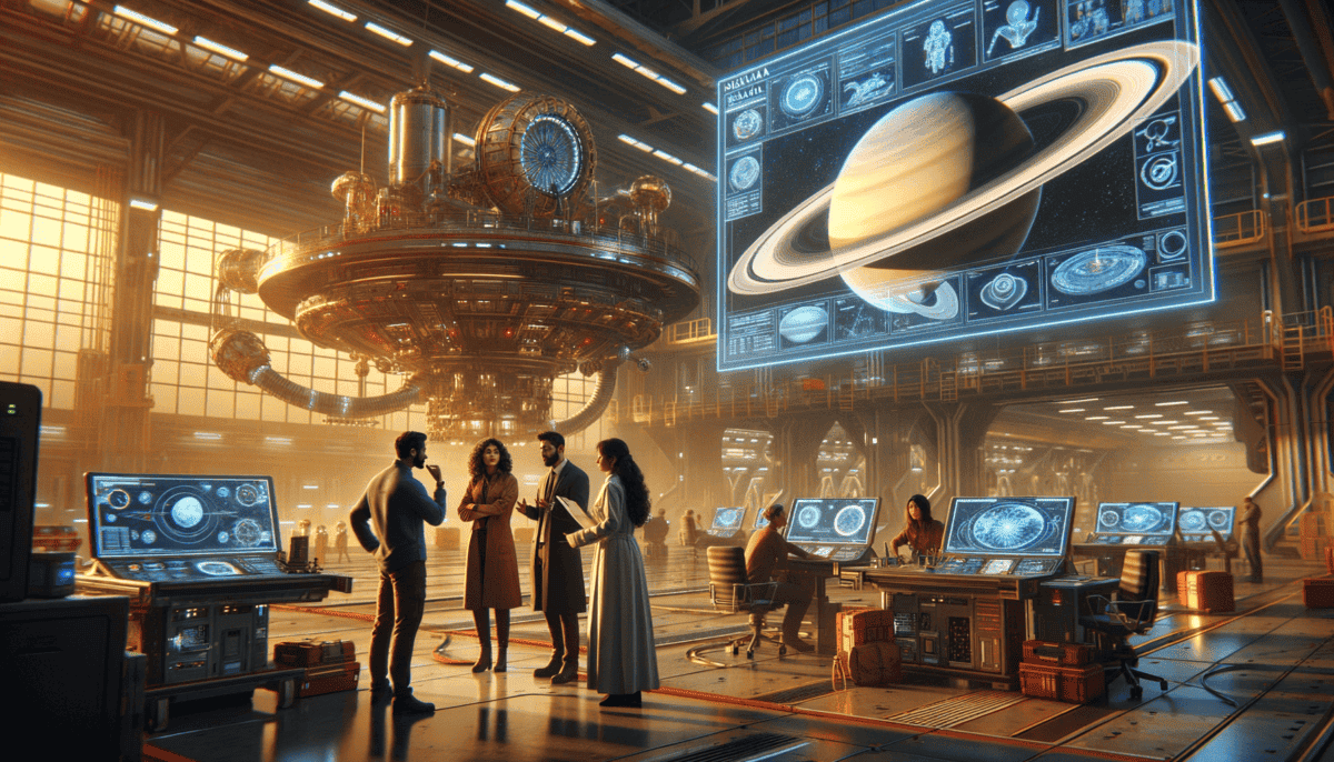 The Rings of Saturn: Exploring the Jewel of Our Solar System 2 Image Description