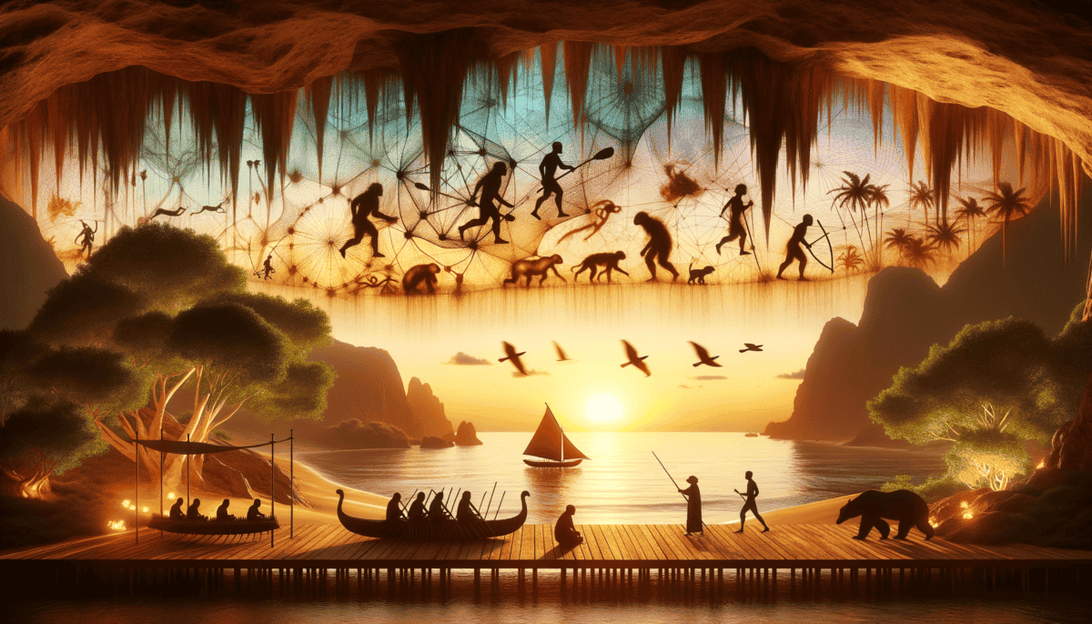 Oceania's Dawn: The Tale of Human Endeavor from 60,000 Years Ago 5 Image Description