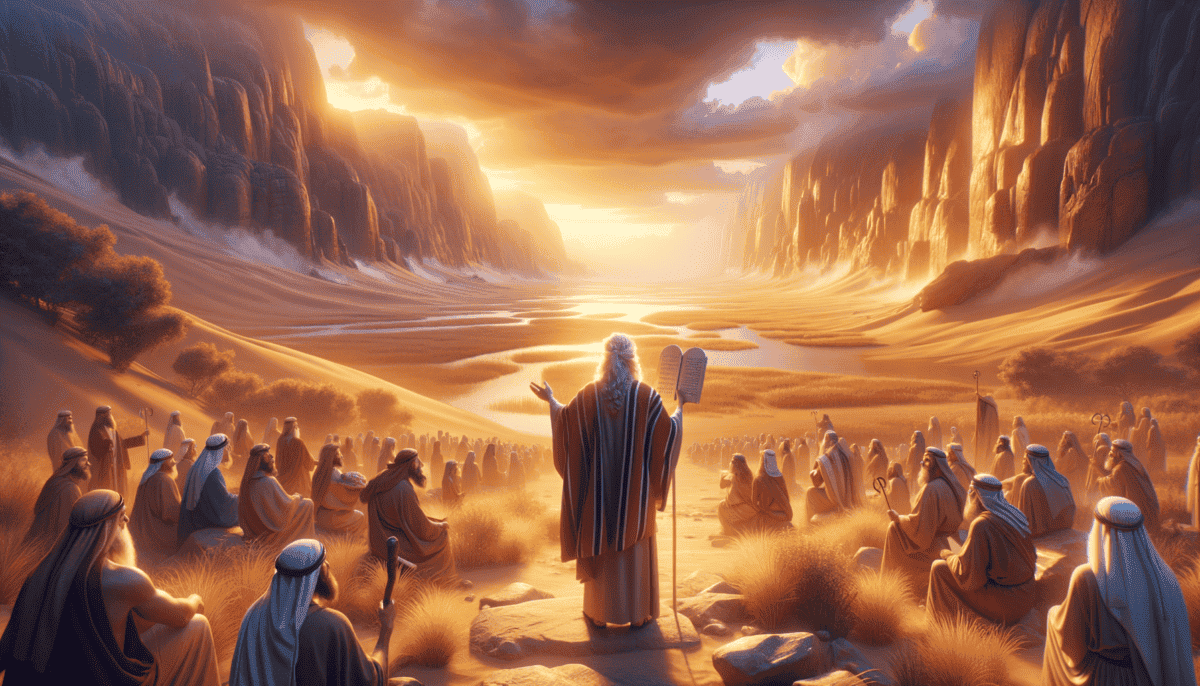 Deuteronomy Explored: Ancient Laws and The Journey to the Promised Land 1 Image Description