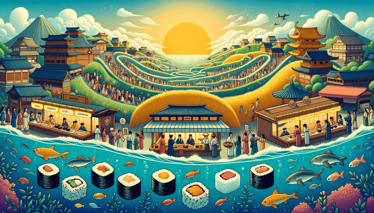 The Story of Sushi: A Delicious Journey Through Japanese History 1 Image Description