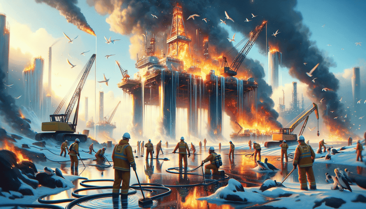 The BP Oil Spill: A Race Against Time to Save the Gulf 1 Image Description