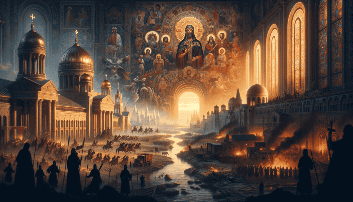 The Byzantine Empire vs. The Roman Empire: A Tale of Two Civilizations' Clash and Legacy 5 Image Description