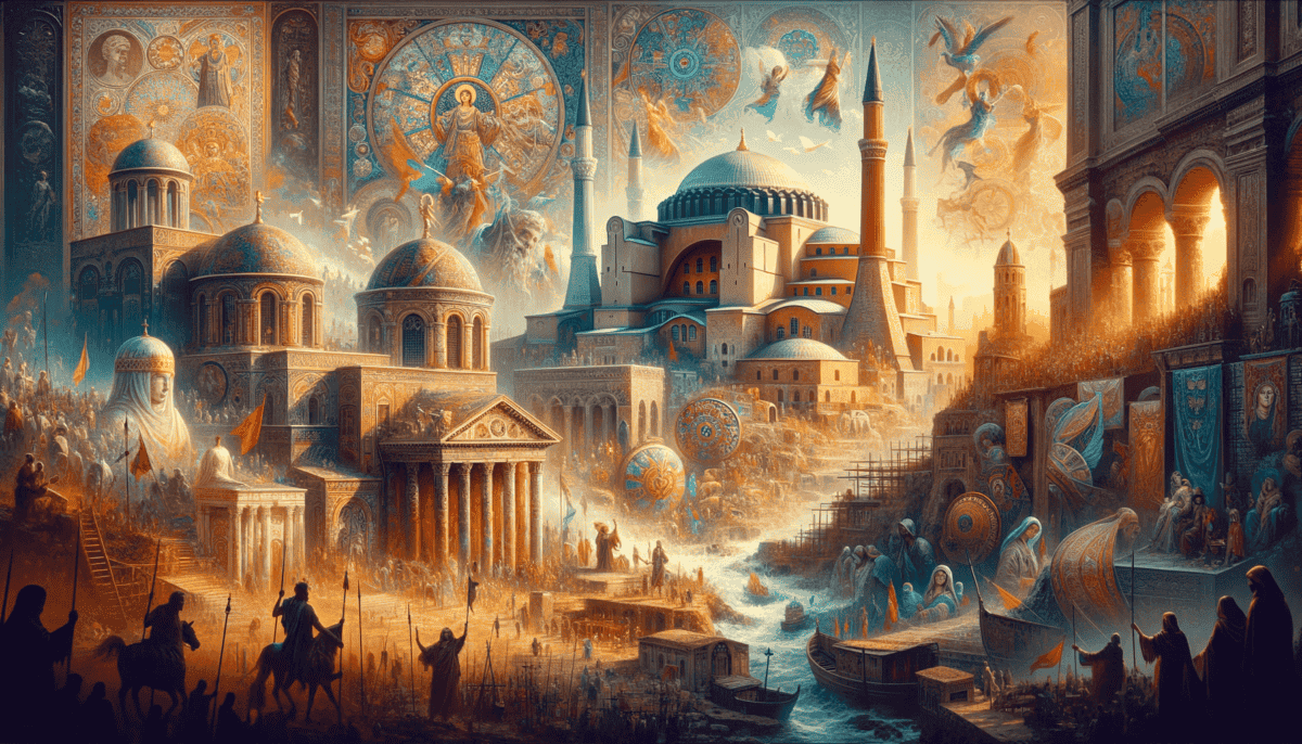 The Byzantine Empire vs. The Roman Empire: A Tale of Two Civilizations' Clash and Legacy 2 Image Description